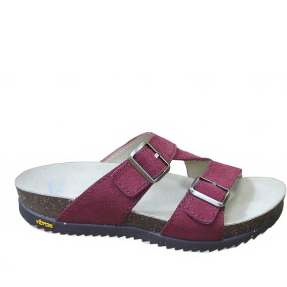 NEW DANSKO women\'s dayna sandal in cinnabar suede
